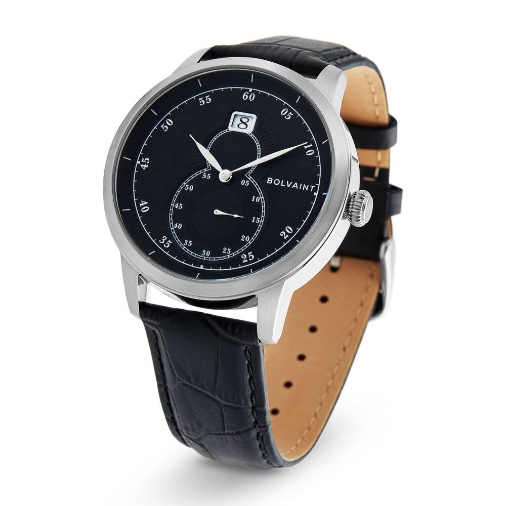 Bolvaint Mallory Noir in Ash Silver, Men's Watch